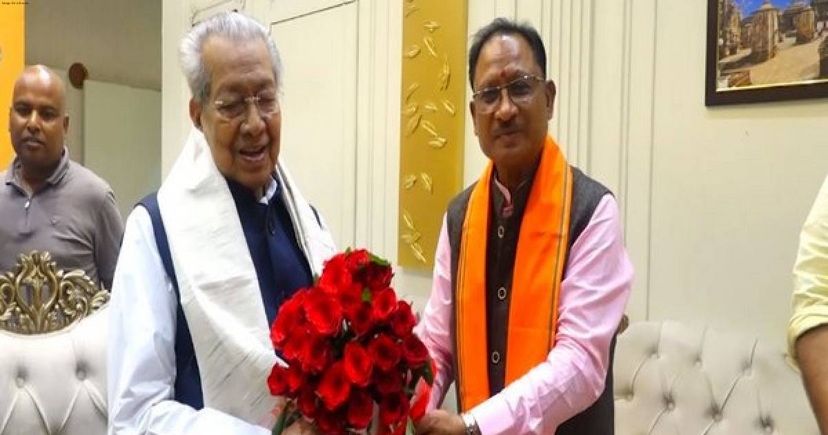 Chhattisgarh CM-designate Vishnu Deo Sai meets Governor Biswabhusan Harichandan
